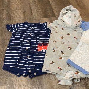 Boys 3-6 Month Rompers